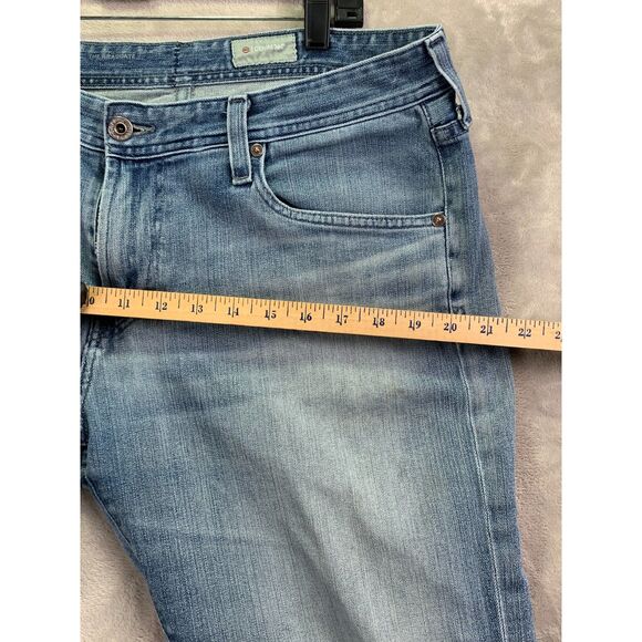 AG Adriano Goldschmied 36X34 MEN THE GRADUATE WELL WORN JEANSLIGHT WASH BLUE - Picture 11 of 11